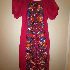 Mexican embroidery dress
